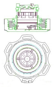 Крышка (пробка) расширительного бачка для а/м Chevrolet Cruze (09-)/Opel Astra J (10-) 1.4bar