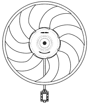 Электровентилятор охлаждения для а/м Chery Tiggo 4 Pro (20-)/Tiggo 7 Pro (20-)/Arrizo 8 (22-)/Exeed LX (19-)/TXL (19-)/Omoda C5 (22-)/S5 (22-) 1.5T/1.6T
