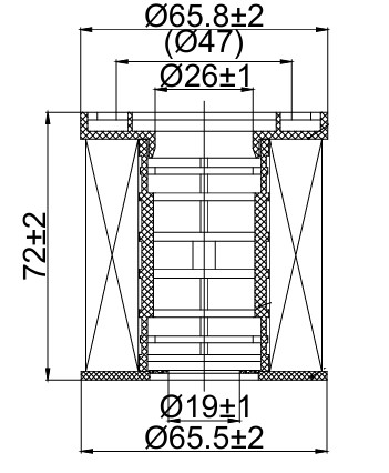 Фильтр масляный для автомобилей Hyundai Sonata (19-) 1.6i/Kia Sorento (20-) 1.6hyb