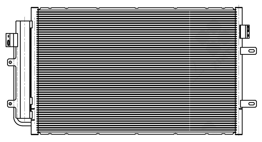 Радиатор кондиционера для автомобилей Daily (11-)