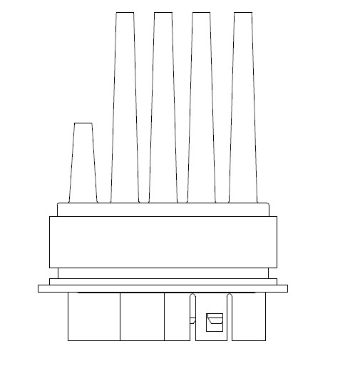 Резистор электровентилятора отопителя для автомобилей Opel Astra H (04-)/Zafira B (05-) (auto A/C)