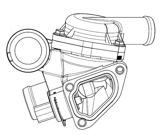Термостат для автомобилей VW Touareg (02-) 3.2i (с корпусом)