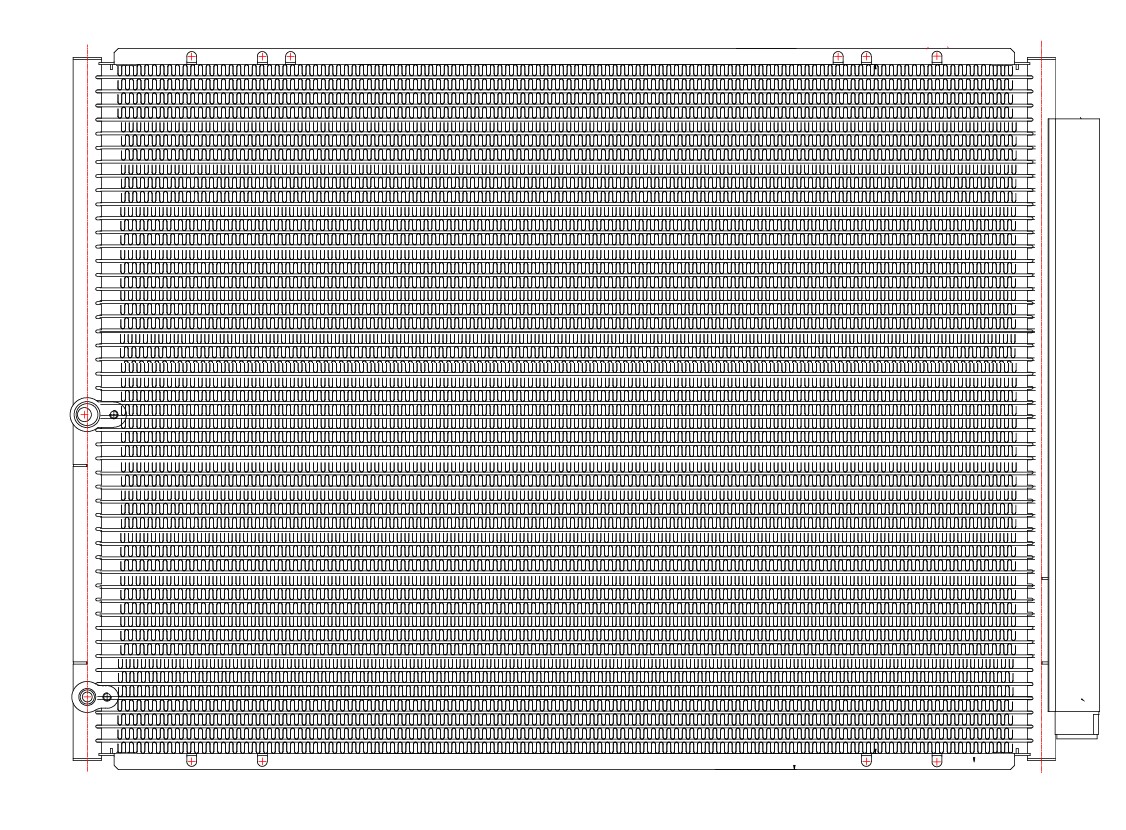 Радиатор кондиционера для автомобилей RX (03-) 3.0i