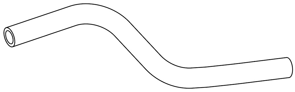 Патрубок отоп. для а/м Hyundai Getz (02-) 1.4i/1.6i АТ/MT отвод. (EPDM,1шт.)