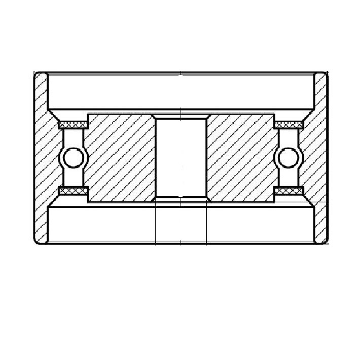 Ролик ГРМ для автомобилей Hyundai Santa Fe (00-) 2.7i (натяжной)