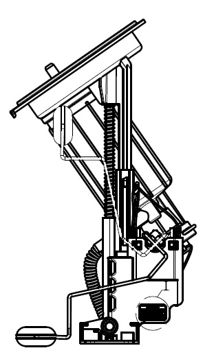 Модуль топливозаборника для автомобилей BMW 5 E60 (03-) 2.5i/3.0i