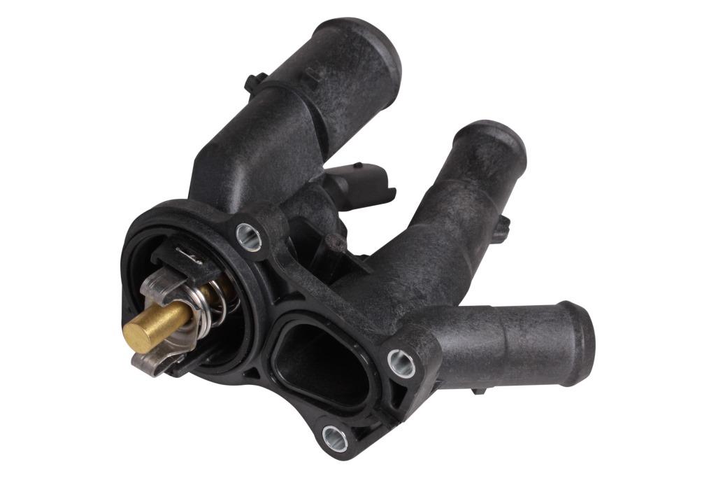 Термостат для автомобилей Ford Focus II (05-) 1.6i (3 патрубка, с корпусом) (98°С)