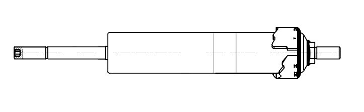 Амортизатор кабины для автомобиля Scania 4 (95-) (205/309 12x90 12x25 I/I) (масляный) (аналог SACHS 313804)