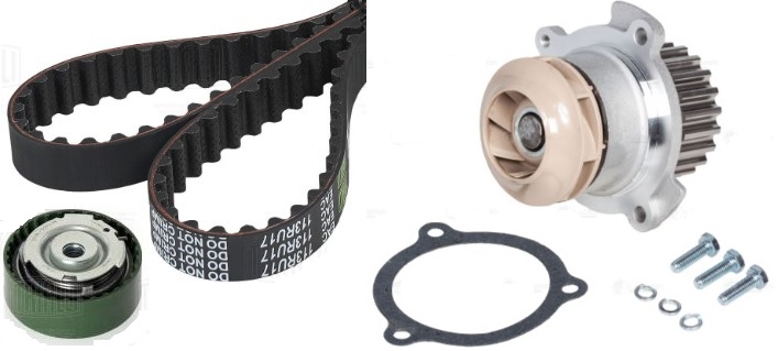 Ремкомплект ГРМ с водяным насосом для автомобиля ВАЗ 2190 Гранта