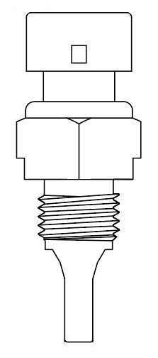 Датчик температуры для а/м ГАЗ/КАМАЗ с дв. Cummins ISF2.8/ISF3.8/6ISBe/4ISBe