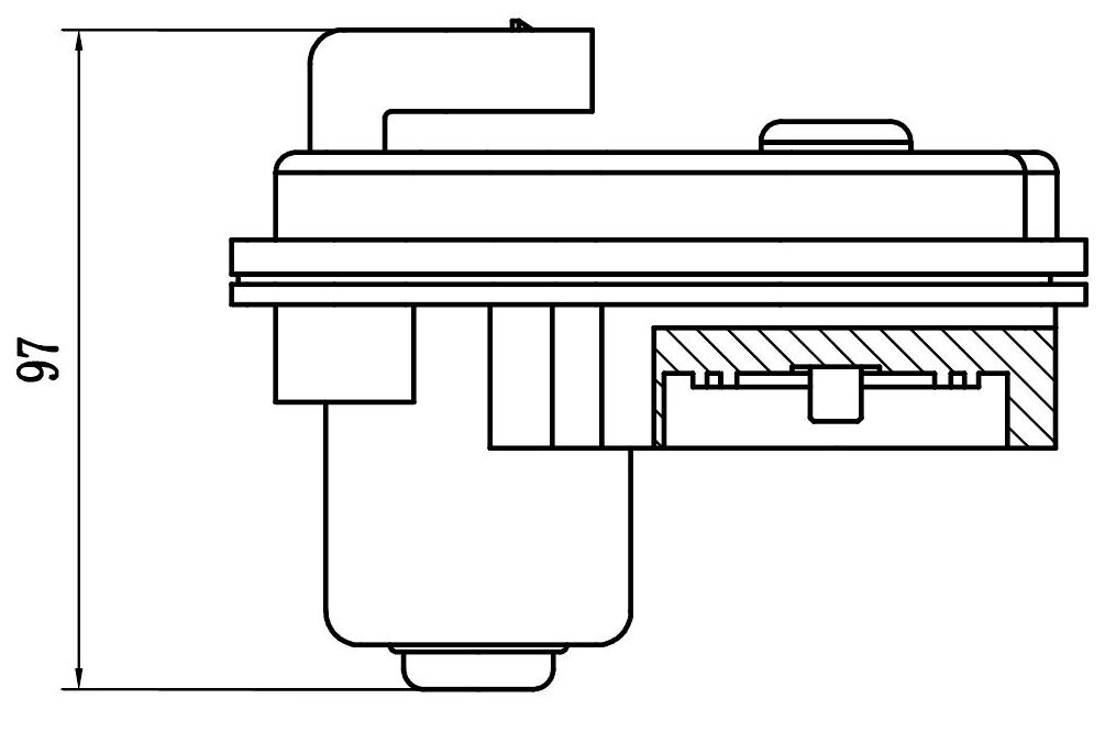 Электродвигатель стояночного тормоза для автомобилей Jetour X70 Plus (20-)/X90 plus (21-)