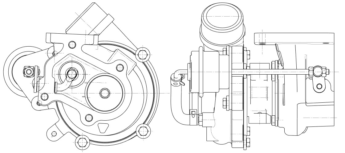 Турбокомпрессор для а/м Fiat Ducato (06-) 2.3TD