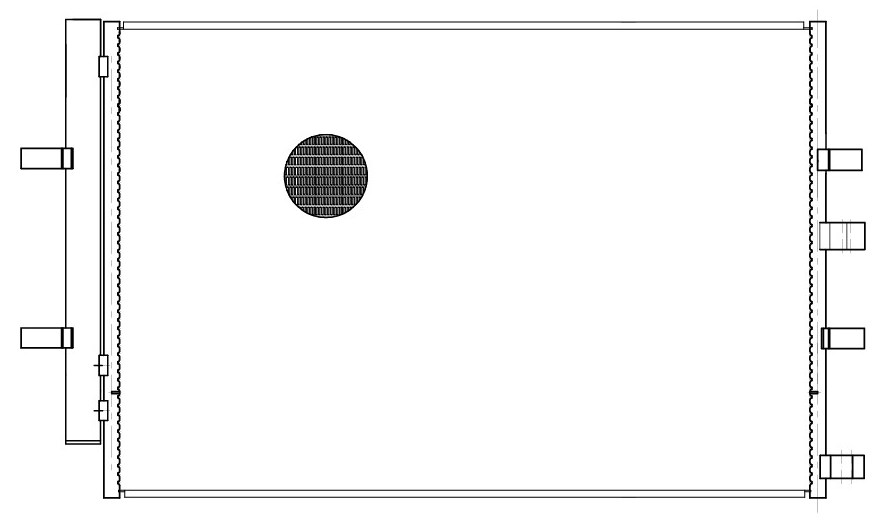 Радиатор кондиционера для автомобилей Transit (13-) 2.2 TDCI