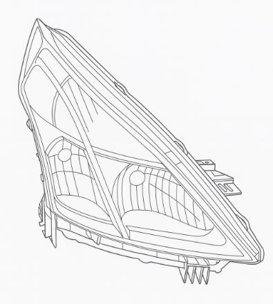 Фара для автомобилей Nissan Teana J32 (08-) дорестайлинг, галоген, электрический корректор, правая