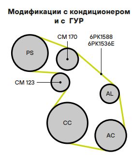 Ролик привод. ремня для автомобилей Лада 1118/2123 (только ролик) (CM 123)