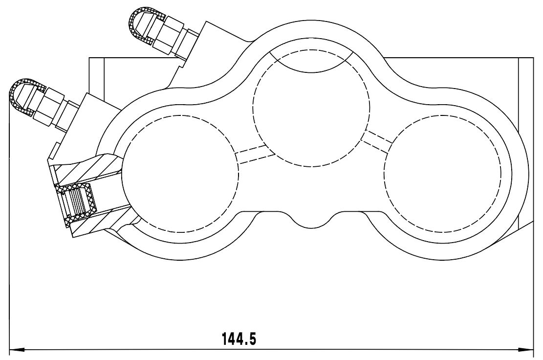 Цилиндр тормозной для автомобилей Лада 2121 передний левый d=30мм (нового образца)