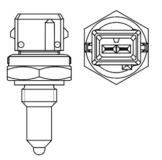 Датчик температуры для автомобилей BMW X5 (E53) (00-)/X5 (E70) (07-)/5 (F10) (10-)/5 (E39) (95-)/X3 (F25) (11-)