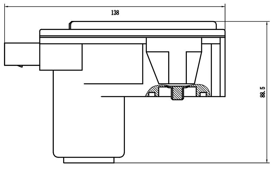 Электродвигатель стояночного тормоза для автомобилей Geely Atlas (16-)/Atlas Pro (19-)/Belgee X70 (24-)