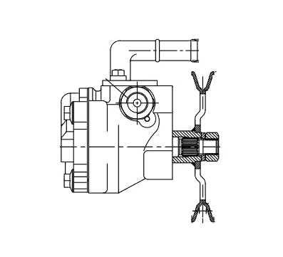 Насос ГУР для автомобилей Hyundai Accent (99-) 1.3i/1.5i/1.6i