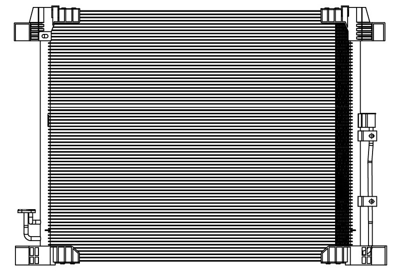 Радиатор кондиционера для автомобилей FX 35/QX70 (08-)