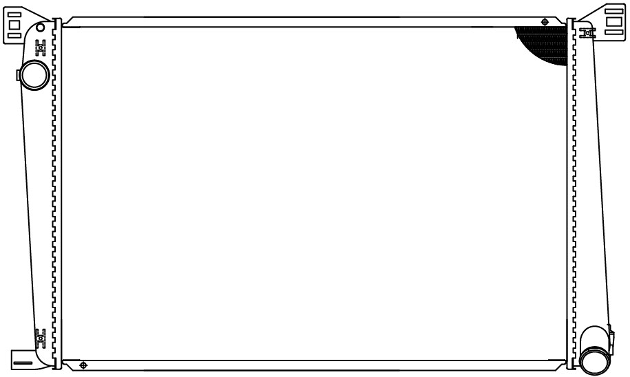 Радиатор охлаждения для автомобилей MINI Cooper (06-)/Countryman (10-)/Clubman (07-)