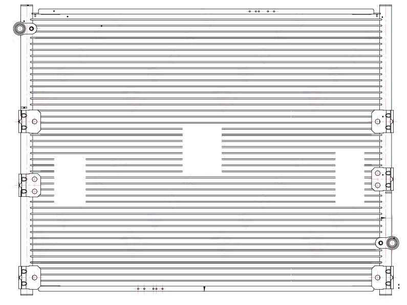 Радиатор кондиционера для автомобилей Toyota 4RUNNER (95-)/LC Prado 90 (96-)