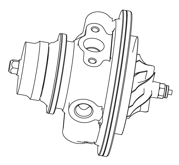 Картридж турбокомпрессора для а/м VW Passat (98-) 1.8T (тип К03)