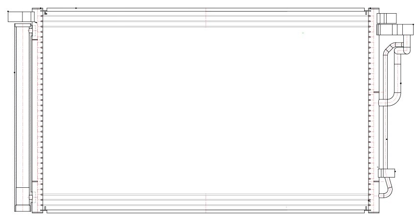 Радиатор кондиционера для автомобилей Kia CEED (18-)/Hyundai Elantra (AD) (15-) 1.6i/2.0i