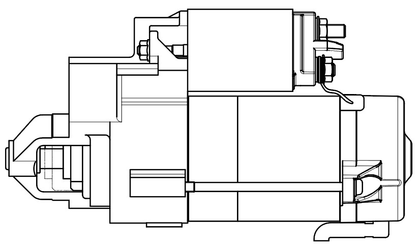 Стартер для автомобилей Land Rover Range Rover Evoque (11-)/Discovery Sport (14-) 2.2D 2кВт