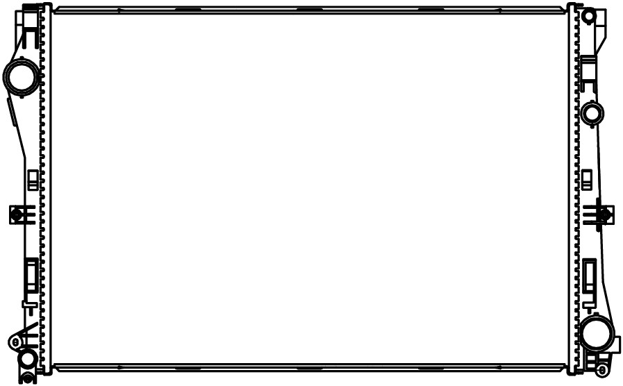Радиатор охлаждения для автомобилей MB E (W213) (16-)/C (W205) (14-)/GLC (X253) (15-) M/A