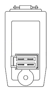 Резистор электровентилятора отопителя для автомобилей Ford Focus I (98-)/Mondeo III (00-)