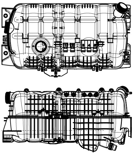 Бачок расширительный охл. жидкости для а/м MAN TGS (07-)/TGX (07-)