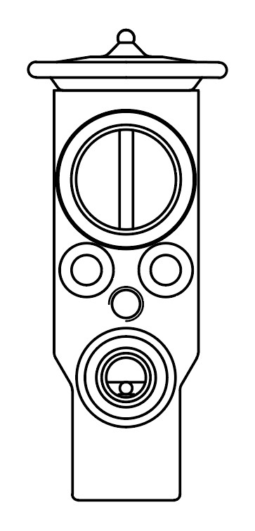 Клапан расширительный кондиционера (ТРВ) для автомобилей Opel Corsa D (06-)