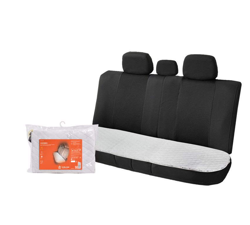 Накидка из искусственного меха, белая с коротким ворсом, на заднее сиденье, 1 шт.