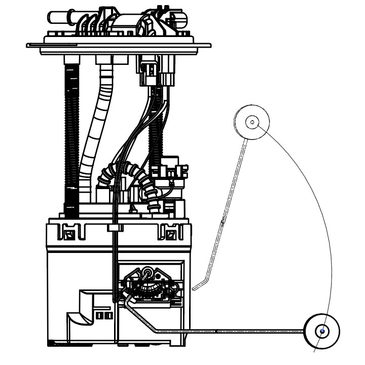Модуль топливного насоса для автомобилей Chrysler PT Cruiser (00-) 2.4i