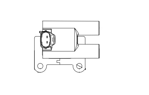 Катушка зажигания для автобилей Hyundai Accent (99-)/Getz (02-) 1.4i/1.5i (левая, DOHC)