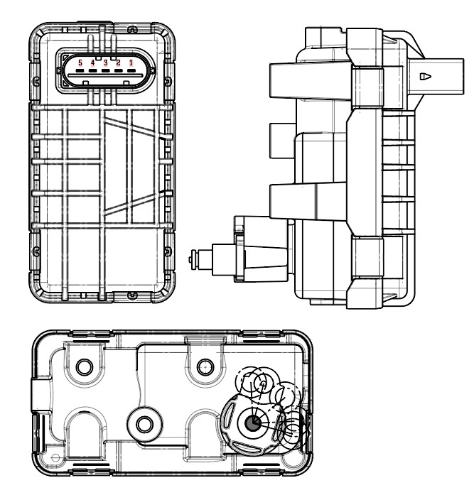 Актуатор турбокомпрессора для а/м PSA Boxer (11-)/Jumper (11-) 2.2D E-5 (GTB1749VK)