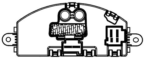 Резистор электровентилятора отопителя для автомобилей Audi A4 (B8) (07-)/A5 (13-)/Q5 (13-)/MB CLA (C117) (13-)