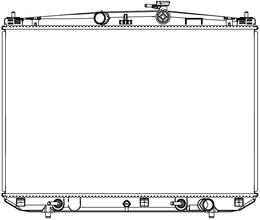 Радиатор охлаждения для автомобилей RX 350 (15-) 3.5i