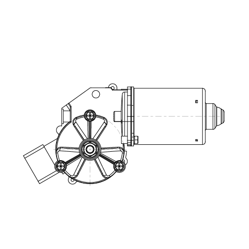 Моторедуктор стеклоочистителя для автомобилей Renault Koleos (08-) (перед.)