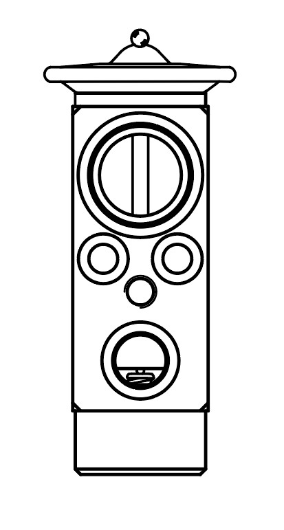 Клапан расширительный кондиционера (ТРВ) для автомобилей X5 (E53) (00-)/5 (E39) (95-)