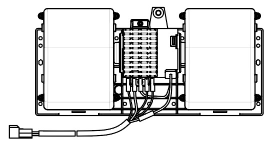 Электровентилятор отопителя для автомобилей Sitrak C7H (14-)/Howo T5G (21-) (в корпусе, c резистором)