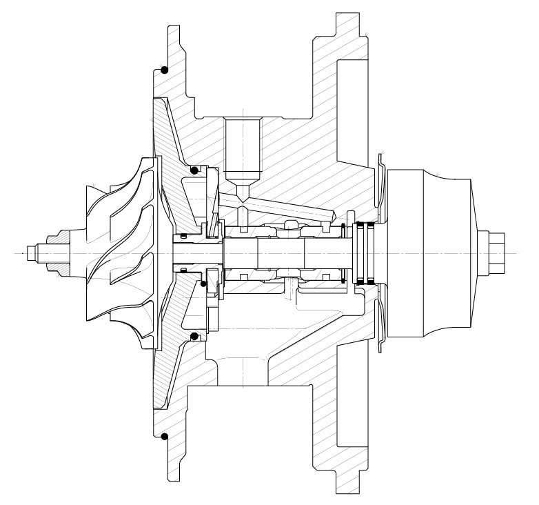 Картридж турбокомпрессора для а/м Ford Transit (11-) 2.2D Е-5 (тип GTB1749V)