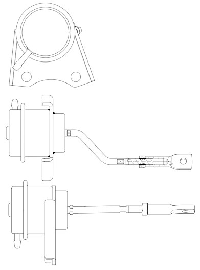 Актуатор турбокомпрессора для а/м PSA Boxer (06)/Jumper (06-) 2.2D (TD03)