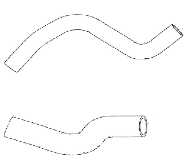 Патрубки охлаждения для автомобилей Chevrolet Aveo (05-) 1.2i/1.4i (EPDM, кмпл., 2шт.)