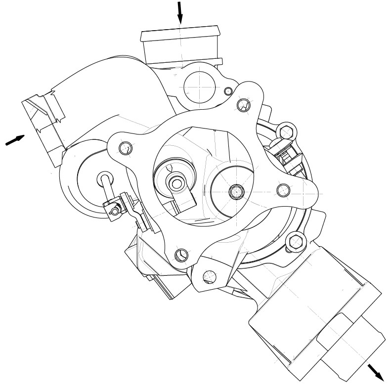 Турбокомпрессор для а/м Audi A4 (07-)/A5 (09-) 1.8T [CDHA;CABB]