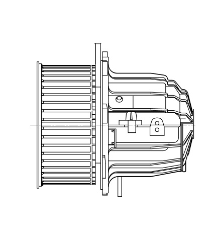 Электровентилятор отопителя для автомобилей Audi A4 (10-)/A5 (13-)/Q5 (13-)