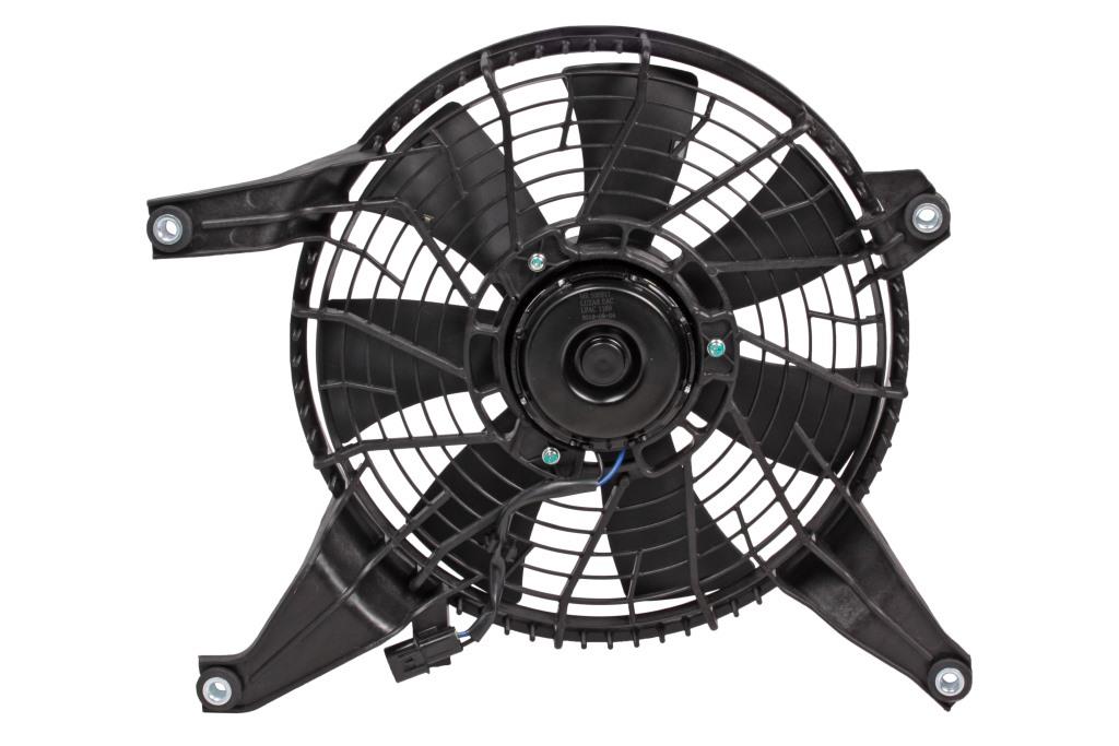 Электровентилятор кондиционера для автомобилей Mitsubishi Pajero III (00-)/Pajero IV (06-) (с кожухом)