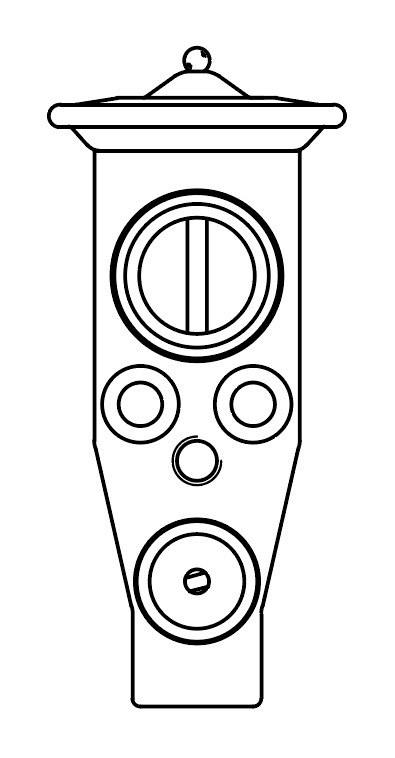 Клапан расширительный кондиционера (ТРВ) для автомобилей Octavia (A7) (13-) (тип Denso)