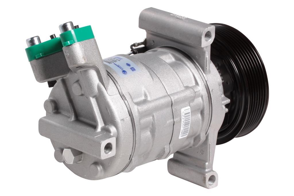 Компрессор кондиционера для автомобилей Tiida (04-)/Note (06-) 1.6i (фланцы рядом)